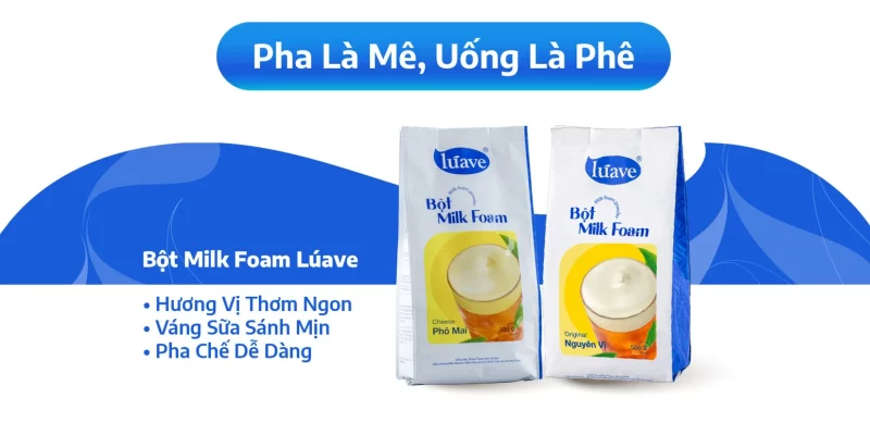 Cach lam milk foam